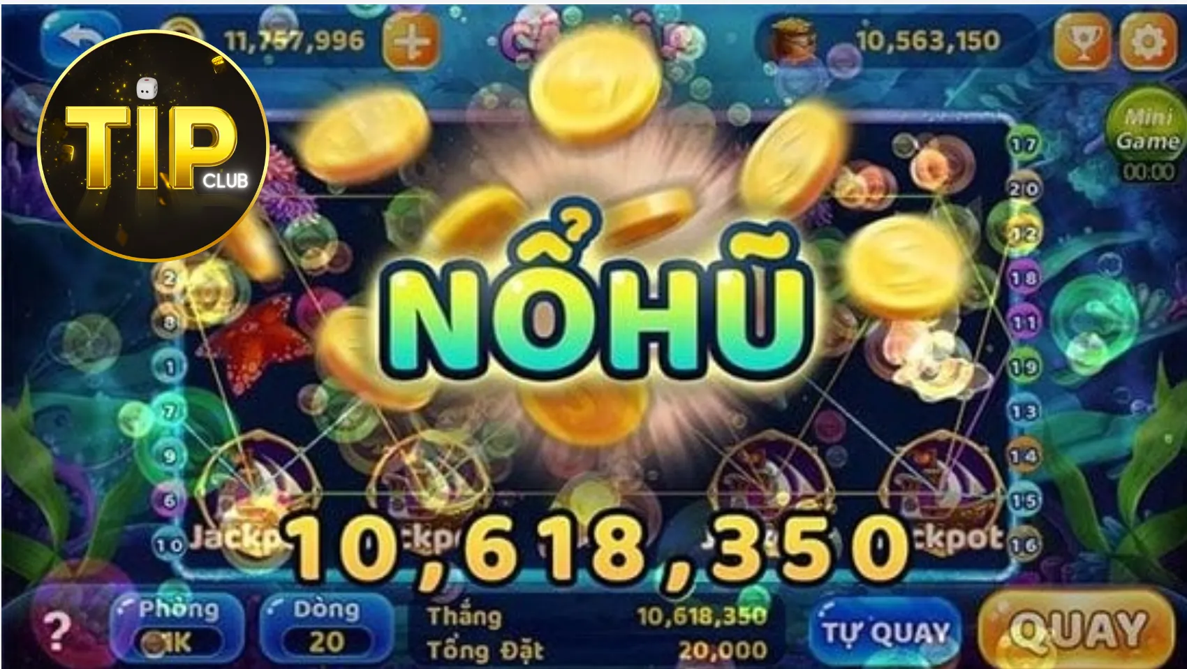 Giới thiệu game Nổ hũ TipClub